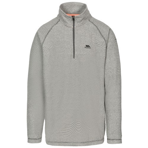 Pine - Front - Trespass Mens Keynote Anti Pilling 1-4 Zip Fleece Top