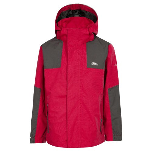 Front - Trespass Childrens Boys Farpost Waterproof Jacket