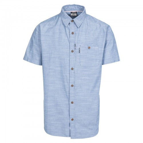 Front - Trespass Mens Slapton Short Sleeve Shirt