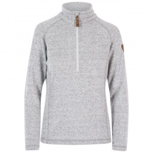 Front - Trespass Womens/Ladies Tenderness Leather Fleece Top