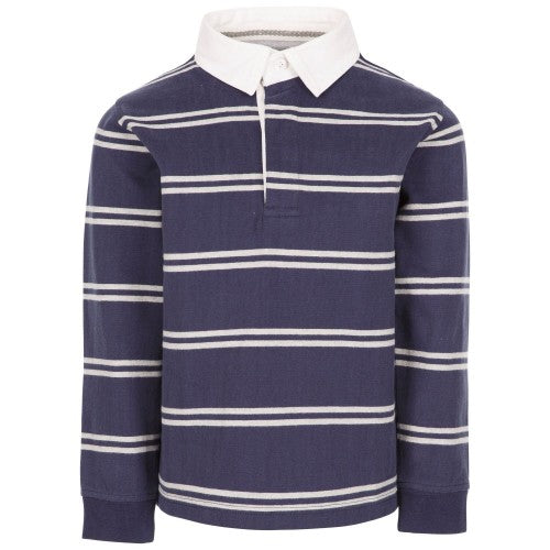 Front - Trespass Boys Keelbeg Striped Jersey