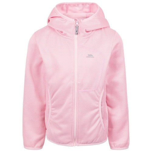 Front - Trespass Childrens/Kids Wonderful Stripe Fleece Jacket