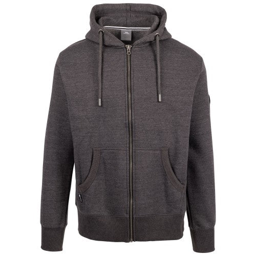 Front - Trespass Mens Bran Full Zip Hoodie