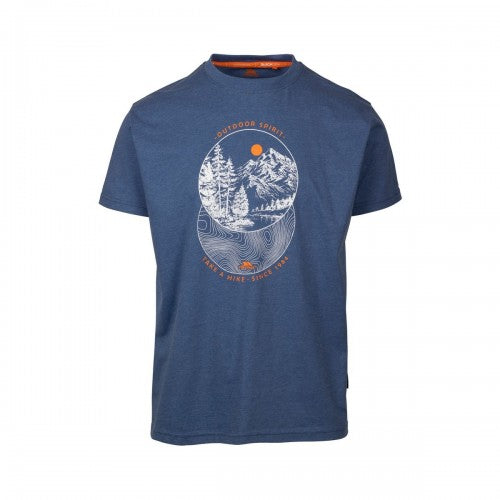 Front - Trespass Mens Flagel Casual T-Shirt