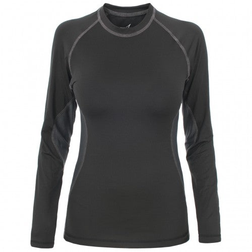 Front - Trespass Womens/Ladies Exploit Long Sleeve Base Layer Top