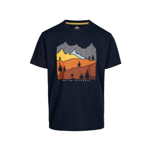 Front - Trespass Mens Danub TP75 Round Neck T-Shirt