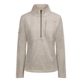 Front - Trespass Womens/Ladies Hoxie Marl Fleece Top
