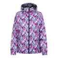 Front - Trespass Womens/Ladies Indulge Foliage Print Packaway Jacket