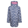 Front - Trespass Girls Primdrop Waterproof Hooded Raincoat