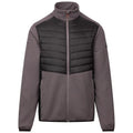 Front - Trespass Mens Hanlonton Fleece AT200 Hybrid Jacket