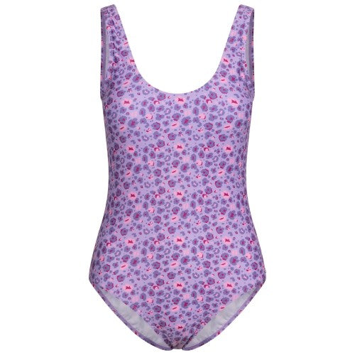 Front - Trespass Womens/Ladies Helena Jasmine One Piece Swimsuit
