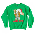 Front - Gremlins Unisex Adult Festive Gizmo Sweatshirt