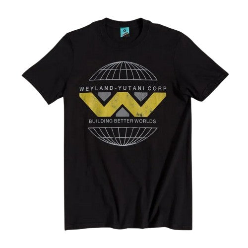 Front - Alien Unisex Adult Weyland Yutani Corp Logo T-Shirt