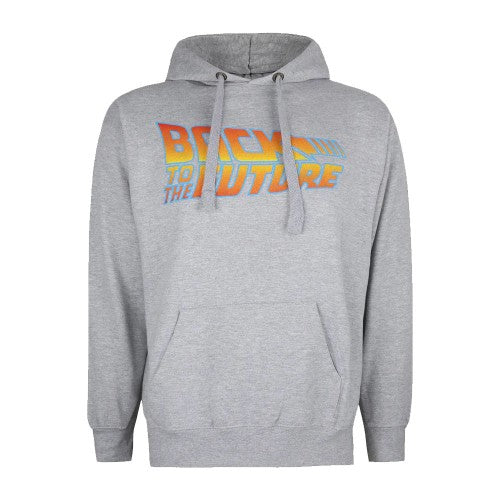 Front - Back To The Future Mens Logo Hoodie