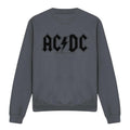 Front - AC/DC Unisex Adult Worn Logo Sweatshirt