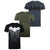 Front - Batman Mens Logo T-Shirt (Pack of 3)