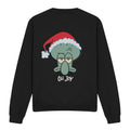 Front - SpongeBob SquarePants Unisex Adult Joy Squidward Christmas Sweatshirt