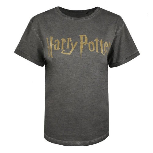 Front - Harry Potter Mens Logo T-Shirt