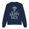 Front - SpongeBob SquarePants Unisex Adult Happy Face Sweatshirt