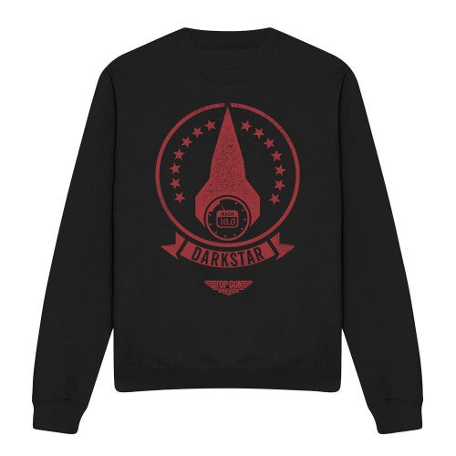 Front - Top Gun Unisex Adult Darkstar Logo Sweatshirt