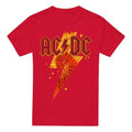 Front - AC/DC Mens Tie Dye Bolt T-Shirt