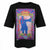 Front - Janis Joplin Womens/Ladies Trippy Oversized T-Shirt