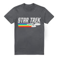 Front - Star Trek Mens Rainbow Trail T-Shirt