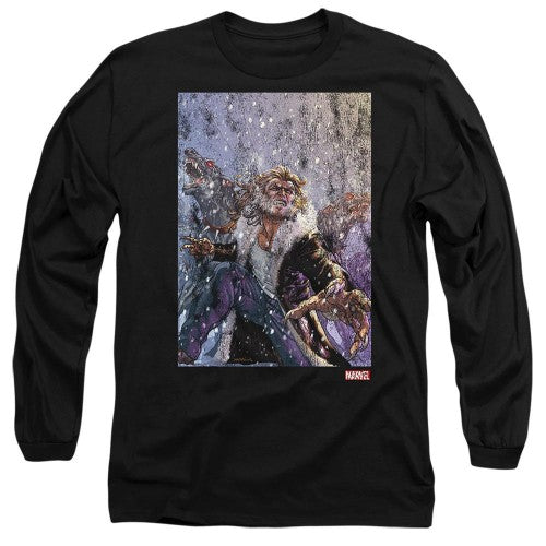 Front - Marvel Unisex Adult X-Men Sabretooth Dogs T-Shirt