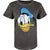 Front - Disney Womens/Ladies Donald Duck Face Washed T-Shirt