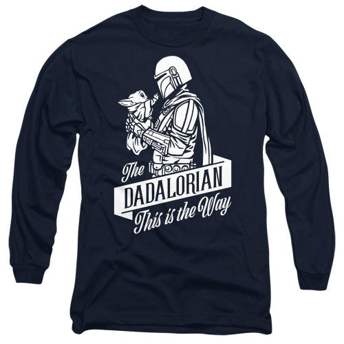 Front - Star Wars Unisex Adult Dadalorian Star Wars: The Mandalorian Fathers Day T-Shirt