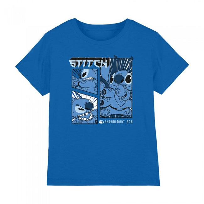 Front - Lilo & Stitch Childrens/Kids Stitch Comic Strip T-Shirt