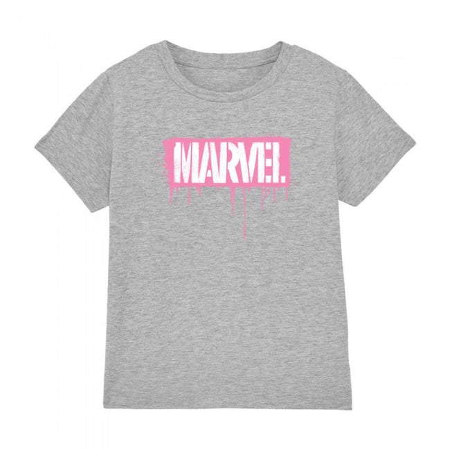 Front - Marvel Childrens/Kids Paint Drip T-Shirt