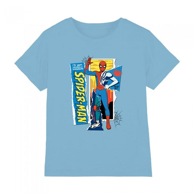 Front - Spider-Man Childrens/Kids Scrapbook T-Shirt