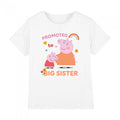 Front - Peppa Pig Childrens/Kids Promoted To Big Sister T-Shirt