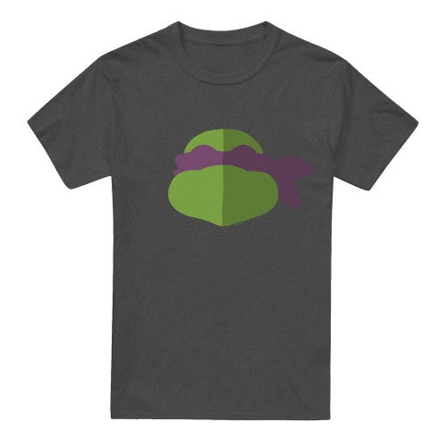 Front - Teenage Mutant Ninja Turtles Unisex Adult Donatello Face T-Shirt