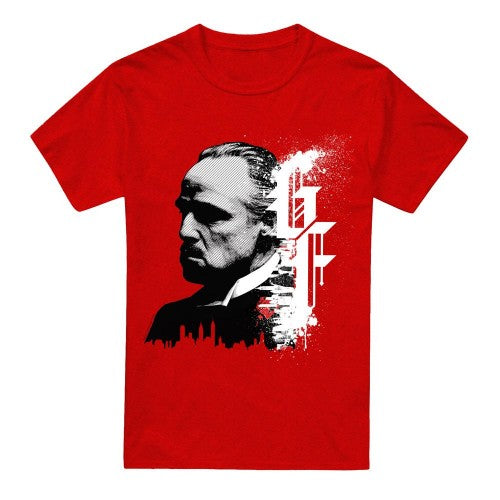 Front - The Godfather Unisex Adult Spray T-Shirt