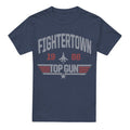 Front - Top Gun Unisex Adult Fightertown T-Shirt