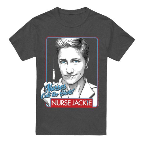 Front - Nurse Jackie Unisex Adult Nurses Call The Shots T-Shirt