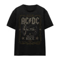 Front - AC/DC Unisex Adult Rock Label T-Shirt
