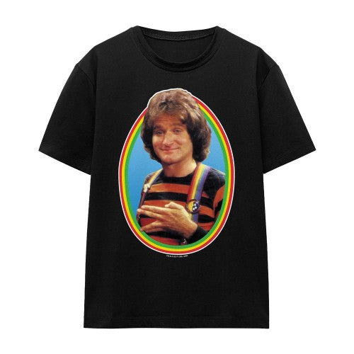Front - Mork And Mindy Unisex Adult T-Shirt