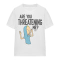 Front - Beavis & Butthead Unisex Adult Are You Threatening Me? T-Shirt