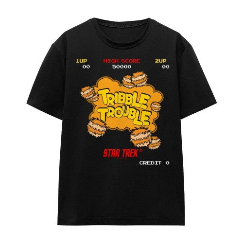 Front - Star Trek Unisex Adult Tribble Trouble T-Shirt