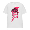Front - David Bowie Unisex Adult Aladdin Sane T-Shirt