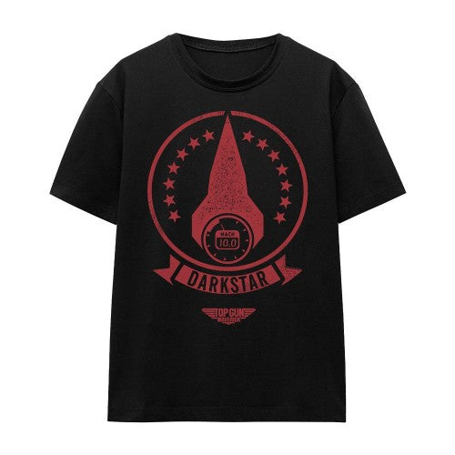 Front - Top Gun Unisex Adult Darkstar Logo T-Shirt