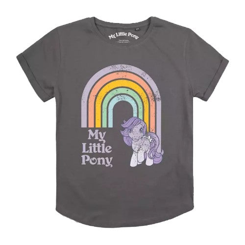 Front - My Little Pony Womens/Ladies Retro Rainbow T-Shirt