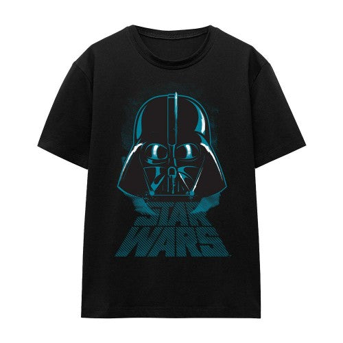 Front - Star Wars Unisex Adult Darth Vader Distressed T-Shirt