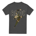 Front - AC/DC Unisex Adult Camo Bolt T-Shirt