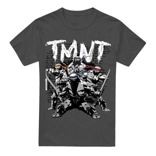 Front - Teenage Mutant Ninja Turtles Unisex Adult TMNT Team T-Shirt