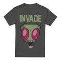 Front - Invader Zim Unisex Adult Invade T-Shirt