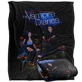 Front - Vampire Diaries Group Shot Blanket